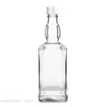 50x Butelka na whisky bourbon szklana DANIELS 0,5 L 500 ml + biała zakrętka