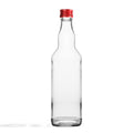50x Butelka Monopolowa 500ml szklana nalewki alkohole + czerwona zakrętka