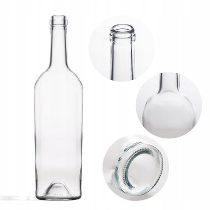 Butelka Gretta 750 ml bezbarwna na wino nalewki soki bimber alkohol cydr