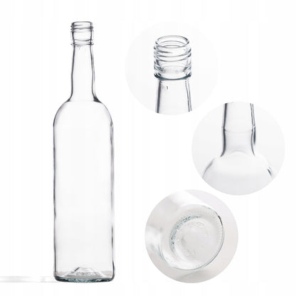 Butelka Bordo 750 ml bezbarwna na wino nalewki soki bimber alkohol cydr