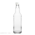 50x Butelka Monopolowa 500ml szklana do nalewek alkoholi + biała zakrętka