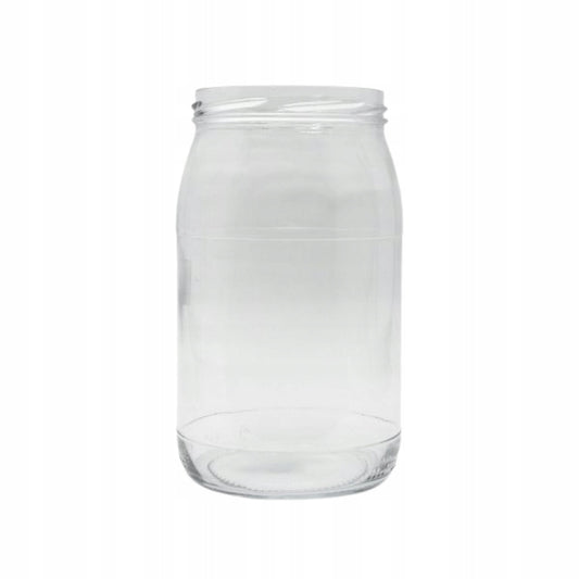 Słoik szklany 900 ml na ogórki kiszonki surówki miód przetwory owoce weki
