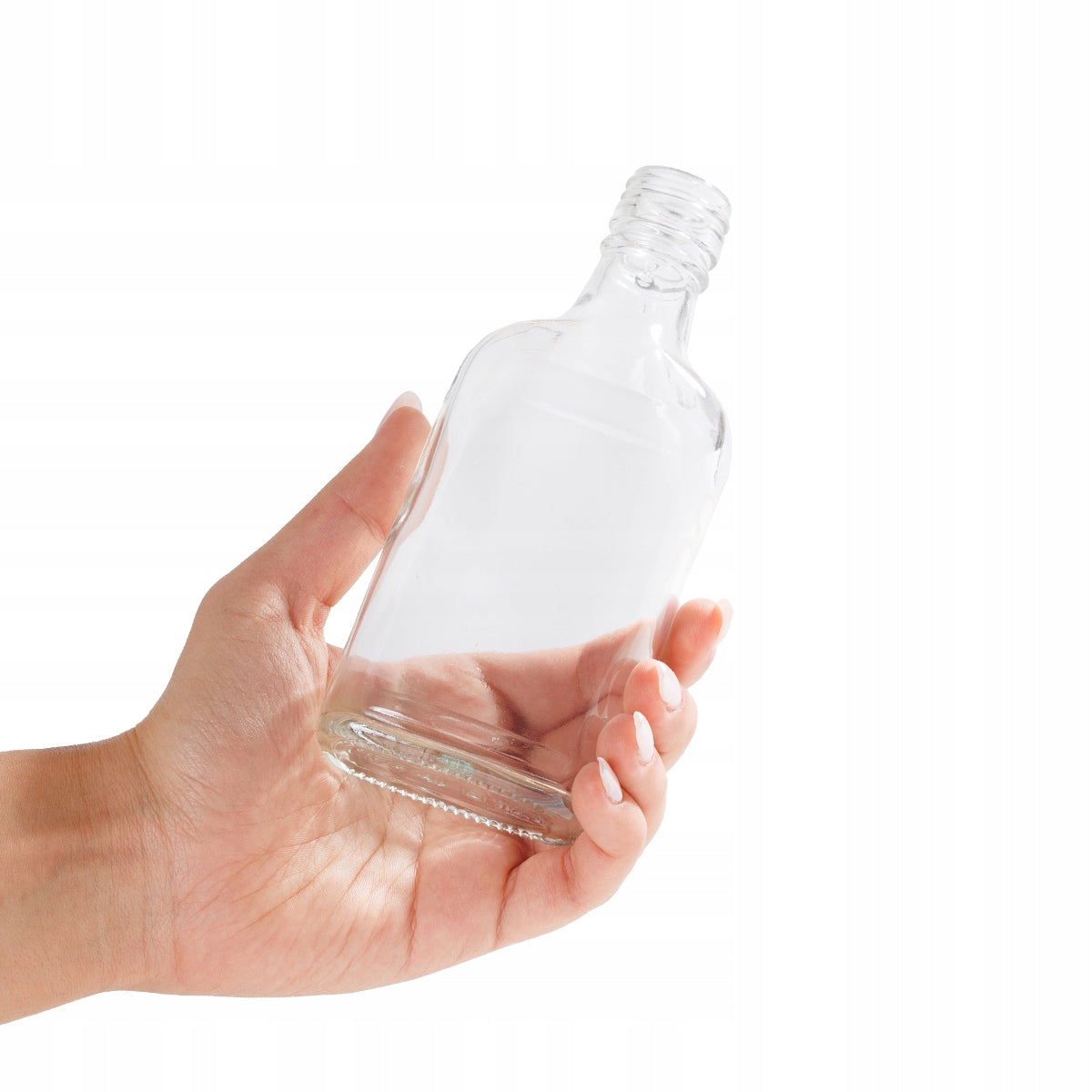 Butelka Flaga 200 ml szkło piersiówka na nalewki soki bimber alkohol wódkę