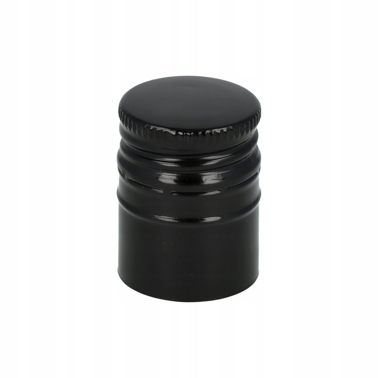 Nakrętka aluminiowa do butelki 28 mm 28/38 mm czarna zakrętka metalowa