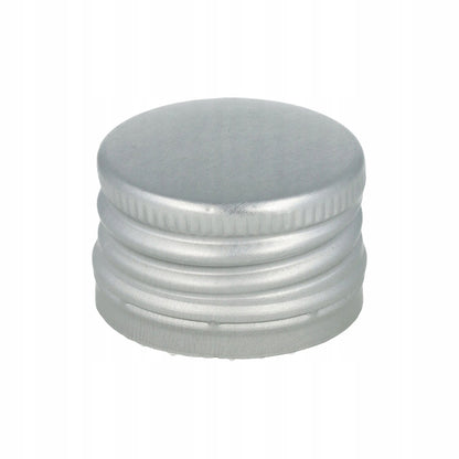Nakrętka aluminiowa do butelki 28 mm 28/18 mm srebrna zakrętka metalowa