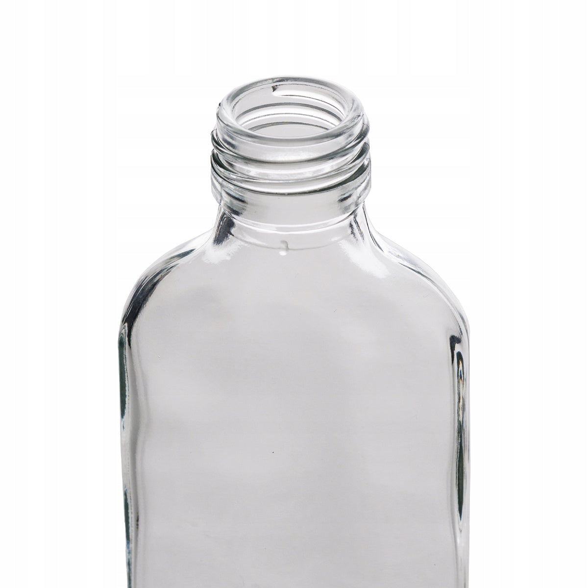 Butelka piersiówka 100ml szklana do alkoholi, wódka bimber sok nalewki