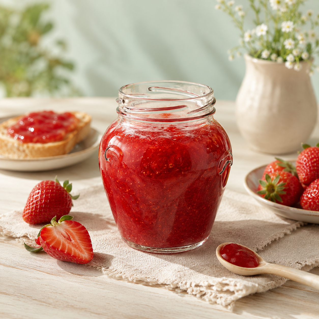 Słoik szklany 314 ml na miód przetwory dżemy konfitury marmolady świeczki