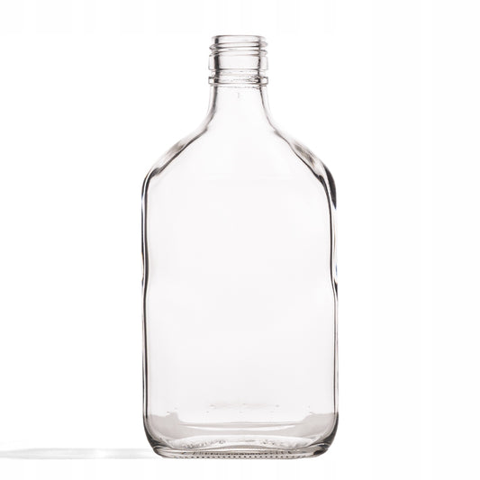 Butelka 350ml piersiówka szklana do nalewek i alkoholi wódka bimber nalewki
