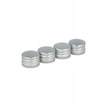 Nakrętka aluminiowa do butelki 28 mm 28/18 mm srebrna zakrętka metalowa