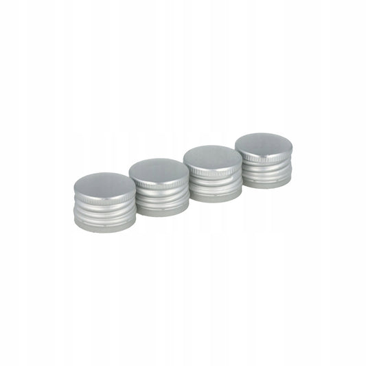 Nakrętka aluminiowa do butelki 28 mm 28/18 mm srebrna zakrętka metalowa