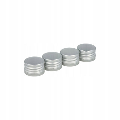 Nakrętka aluminiowa do butelki 28 mm 28/18 mm srebrna zakrętka metalowa