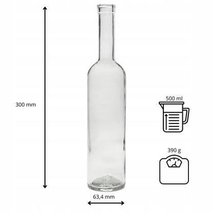 Butelka Futura 500 ml na wino nalewki soki bimber alkohol cydr oliwę syrop