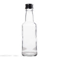 50x Butelka monopolowa 200 ml na soki nalewki oliwę olej  + czarna zakrętka
