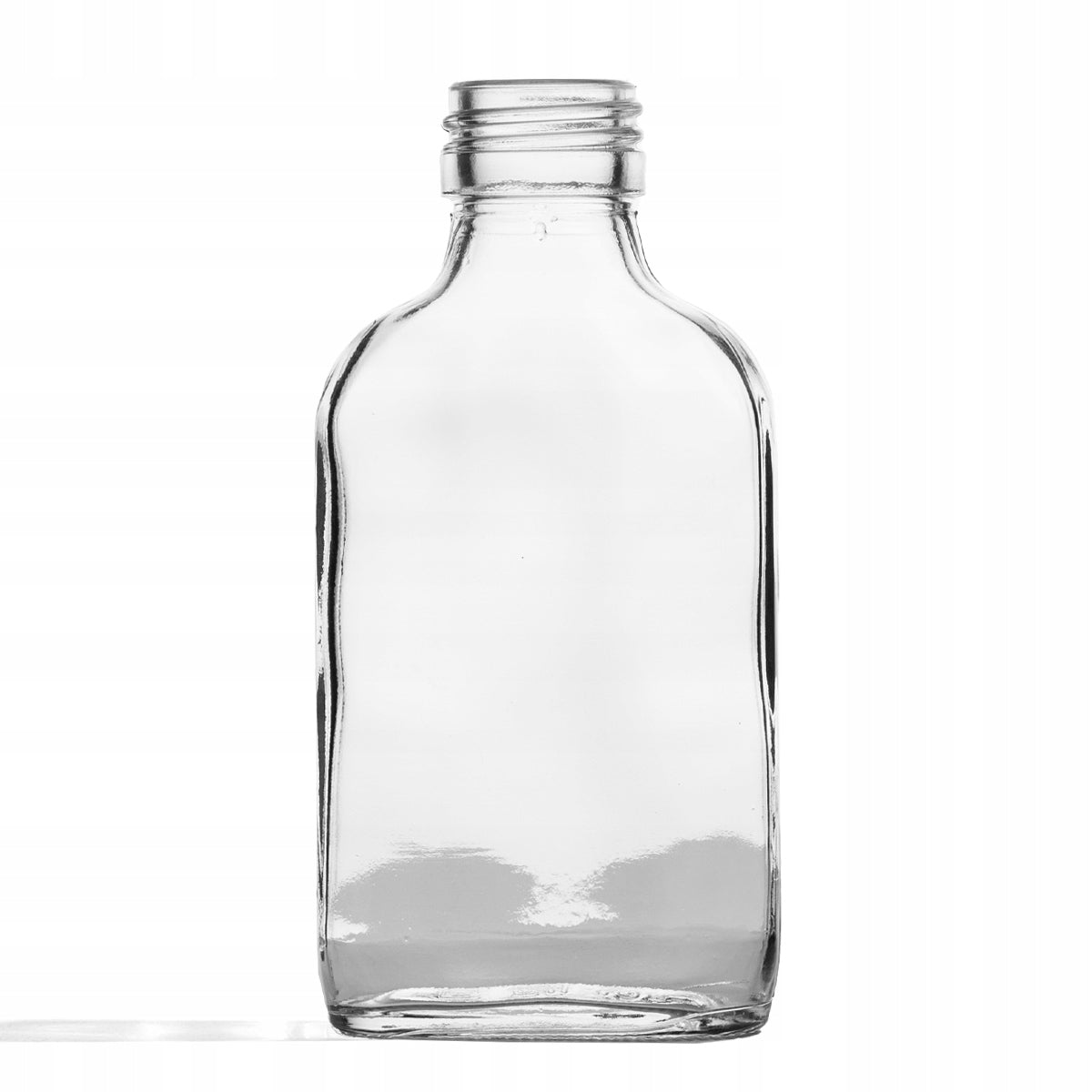 Butelka piersiówka 100ml szklana do alkoholi, wódka bimber sok nalewki